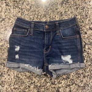 hollister jean shorts